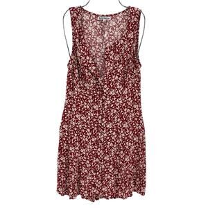 Reformation 'Rilynn' Red Viscose Dress Size 6